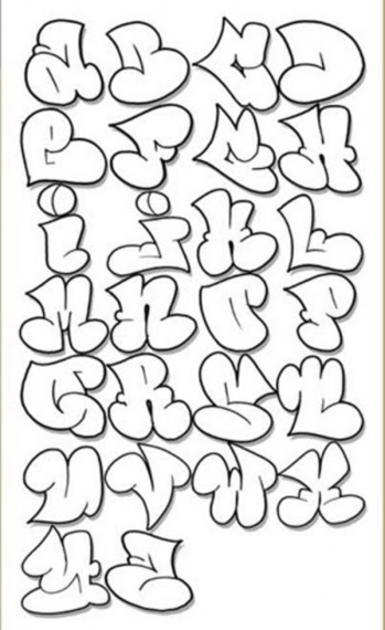 Nieuw Graffiti letters | diablochelsea BP-36
